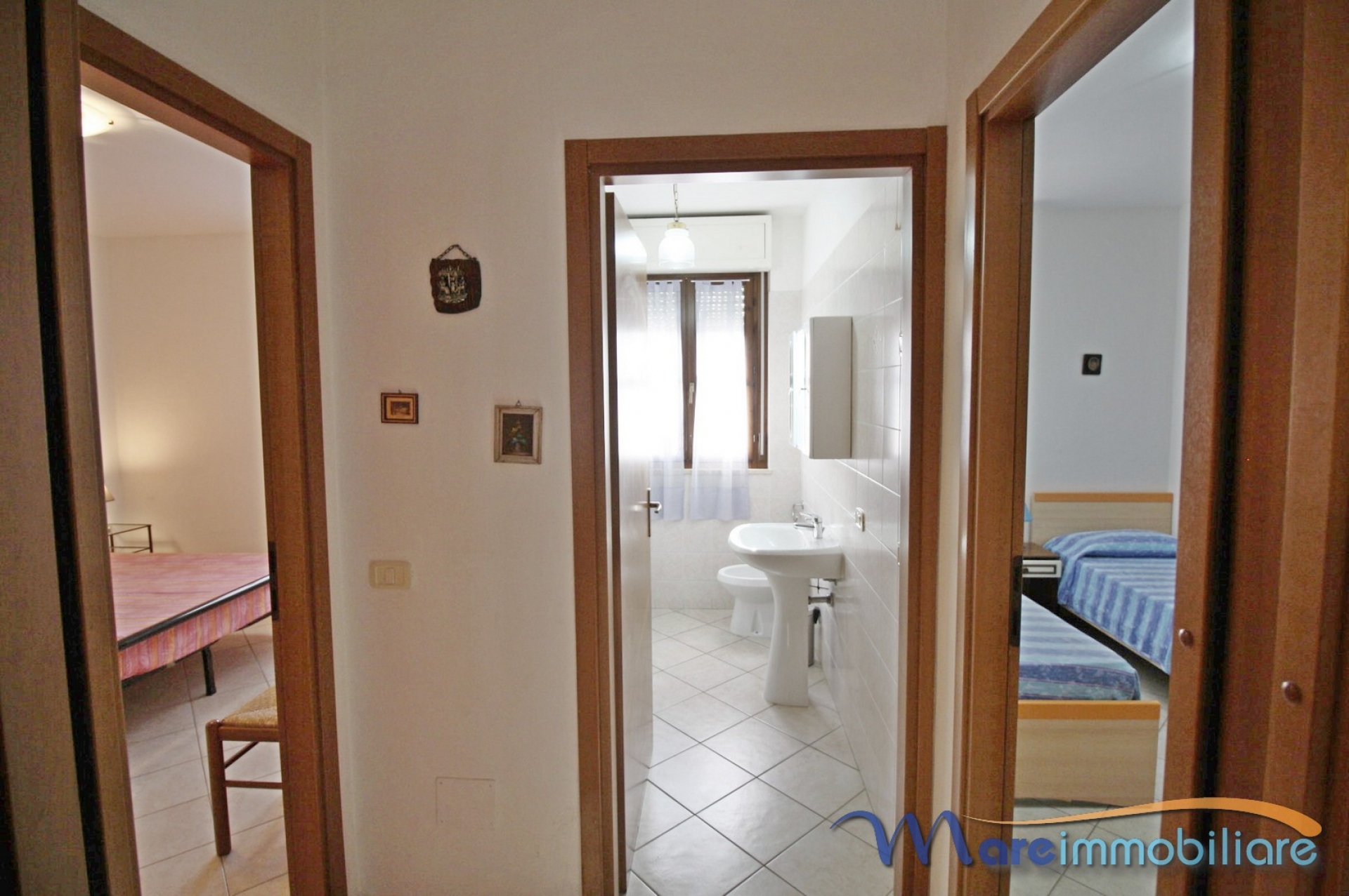 trilocale con due camere zona centrale