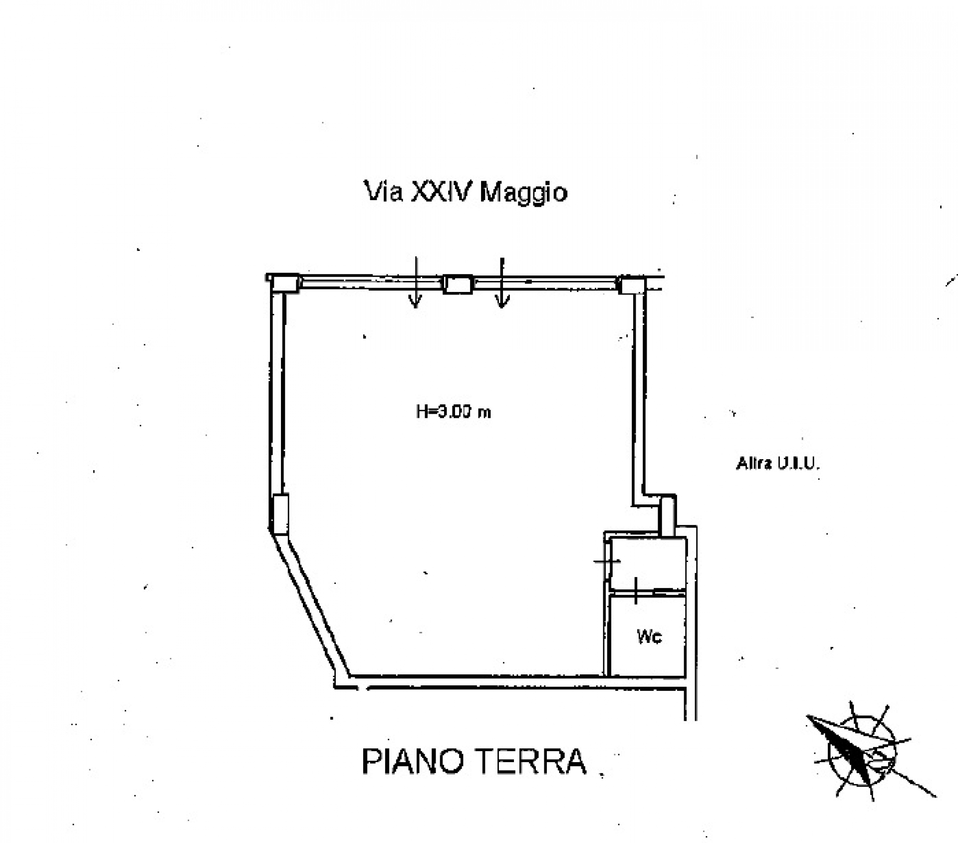 Fondo commerciale sul corso principale ottima posizione